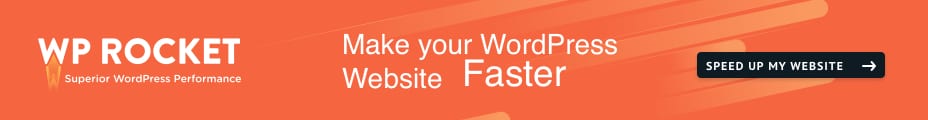 WP Rocket - Make your WordPress Website Faster